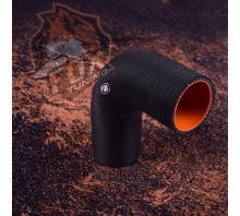 Усиленный силиконовый угловой патрубок FoxTuning 90°