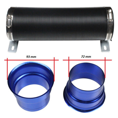 Воздухозаборник с гофрой FT 3" (76 mm)