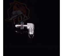 Тормозной 90° проходной фитинг An3-An3 (папа/папа)