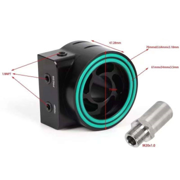 Маслопроставка/адаптер Battle Bee для датчиків температури та тиску масла (Scion/BRZ/GT86)