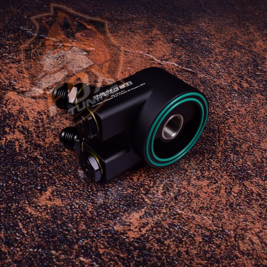 Маслопроставка/адаптер Battle Bee під Subaru для датчиків температури та тиску масла під радіатор Маслопроставка/адаптер Battle Bee під Subaru для датчиків температури та тиску масла під радіатор