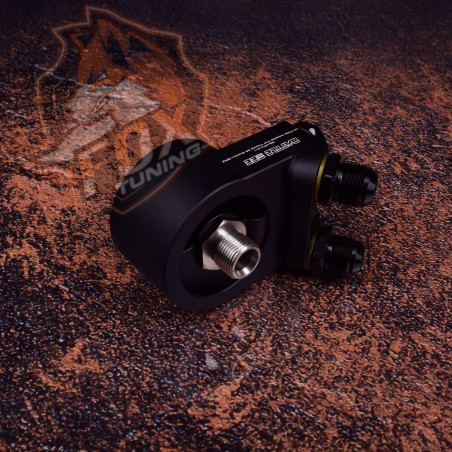 Маслопроставка/адаптер Battle Bee под Subaru для датчиков температуры и давления масла под радиатор