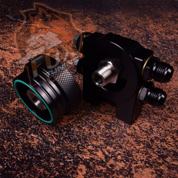 Маслопроставка/адаптер Battle Bee датчиков температуры и давления масла с переносом масляного фильтра