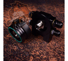 Маслопроставка/адаптер Battle Bee датчиков температуры и давления масла с переносом масляного фильтра