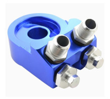 Маслопроставка/адаптер для датчиків температури та тиску масла під радіатор FT (кутова)