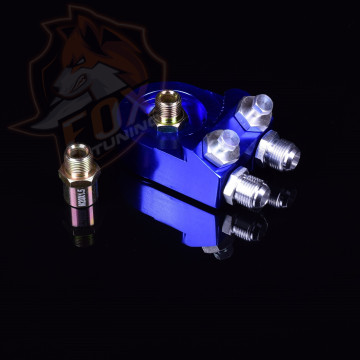 Маслопроставка/адаптер для датчиков температуры и давления масла FT (угловая)