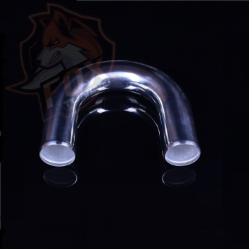 Алюмінієвий кутовий 180° патрубок/пайпінг L 500 mm