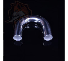 Алюмінієвий кутовий 180° патрубок/пайпінг L 500 mm