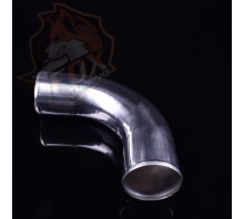 Алюмінієвий кутовий 90° патрубок/пайпінг  L 350 mm