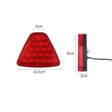 Універсальний трикутний світлодіодний задній стоп сигнал F1