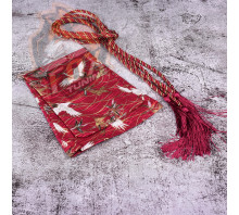 Чехол на КПП с завязкой в Japanese Style (Red Bird)