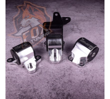 Комплект полиуретановых подушек для Honda Civic 96-00 D,B Swap с левым креплением на 2 болта.