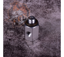 Адаптер 3х портовой на давления масла M12x1.5-1/8-27npt/M12x1.5-1