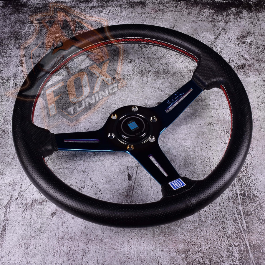 Спортивный руль из перфорированной кожи Nardi (neochrom)