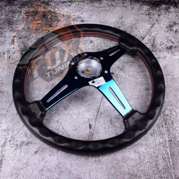 Спортивный руль из перфорированной кожи Nardi (neochrom)