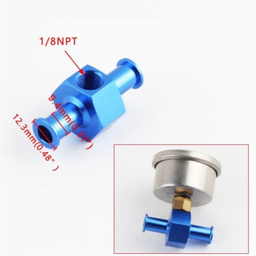 Адаптер 1х портовий для датчика тиску  1/8 NTP 9,5 mm