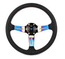 Спортивне кермо Nardi 70mm (перфорована шкіра) neochrom