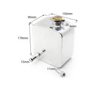 Универсальный алюминиевый резервуар для охлаждающей жидкости FT