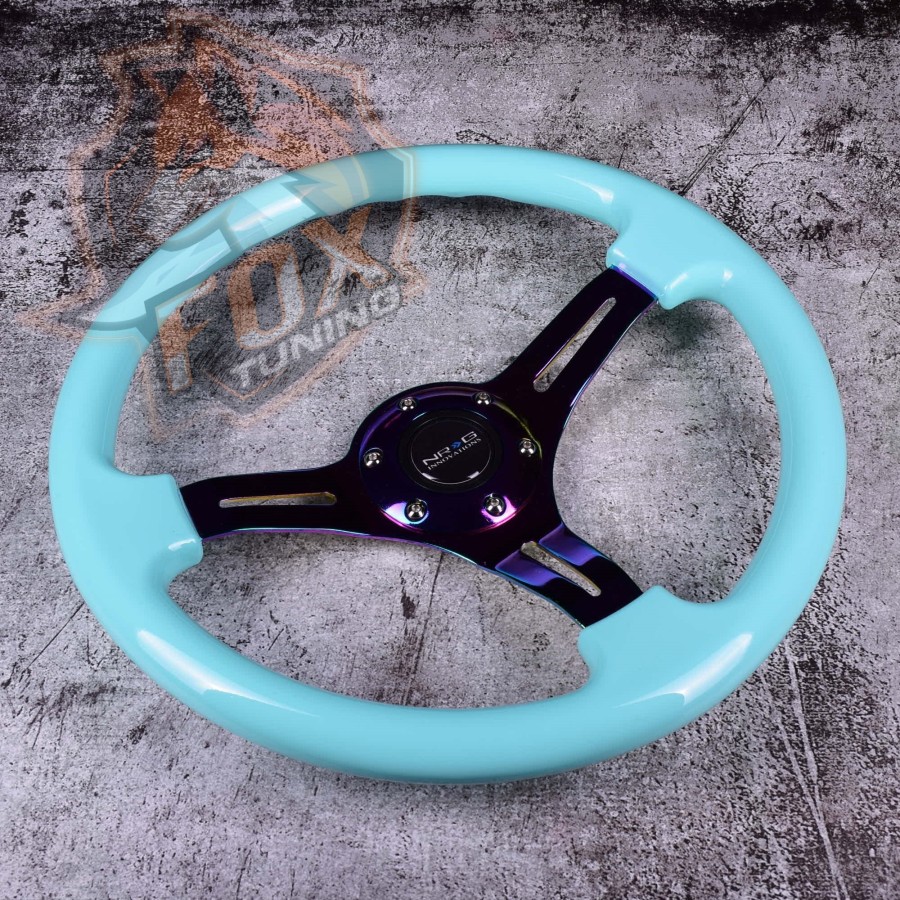 Универсальный пластиковый руль NRG (neoсhrome) Универсальный пластиковый руль NRG (neoсhrome)