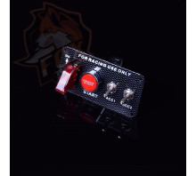 Панель запалювання з кнопкою запуску двигуна та 3х тумблерами