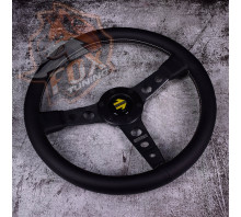 Спортивный кожаный руль Momo Prototipo без вылета
