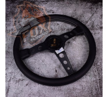 Спортивне кермо Momo Prototipo без вильоту (шкіра)