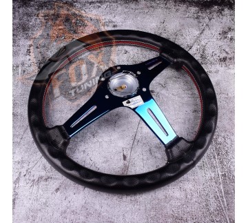 Спортивный руль из перфорированной кожи Nardi (neochrom)