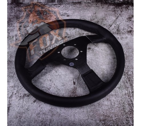 Спортивне кермо MOMO Montecarlo без вильоту (шкіра)