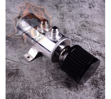 Алюминиевый маслоуловитель картерных газов с фильтром и фитингами AN10 FT