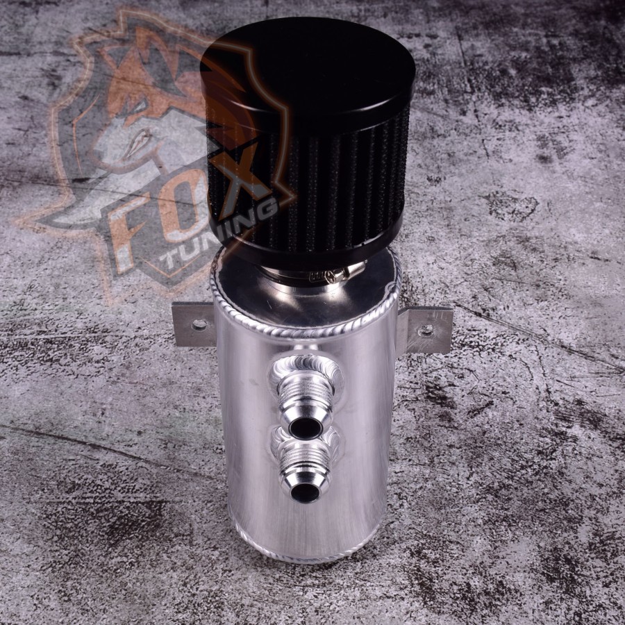 Алюмінієвий маслоуловлювач картерних газів з фільтром та фітингами AN10 FT