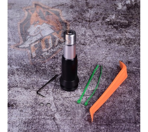 Алюминиевый FT адаптер для установки ручки КПП на АКПП с кнопкой (M18/1.5)