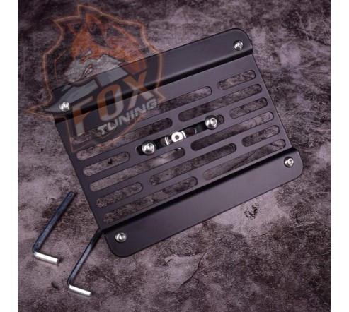 Алюмінієвий тримач для автомобільного номерного знаку FT