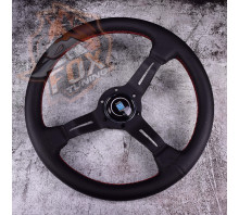 Спортивне кермо Nardi з вильотом 55 mm (перфорована шкіра)