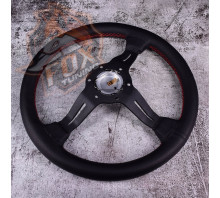 Спортивне кермо Nardi з вильотом 55 mm (перфорована шкіра)