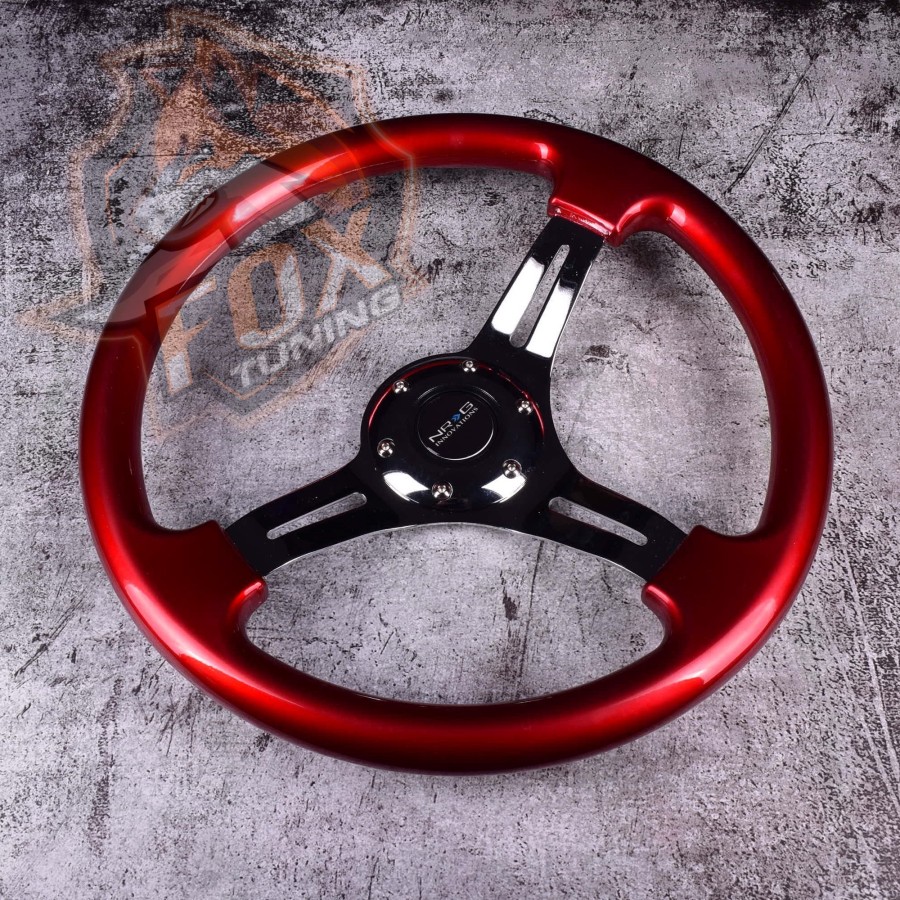 Універсальне пластикове кермо NRG (Siliver)