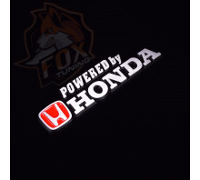 Алюмінієва емблема/шильда Powered by Honda