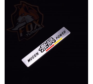 Алюминиевая эмблема/шильдик Mugen Power