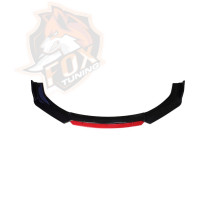 Універсальний пластиковий спліттер/губа FT (Type A) Black/Red