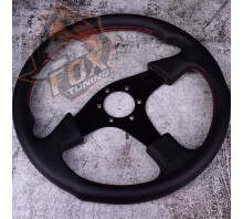 Спортивне кермо Momo EVO без вильоту (шкіра) Спортивне кермо Momo EVO без вильоту (шкіра)