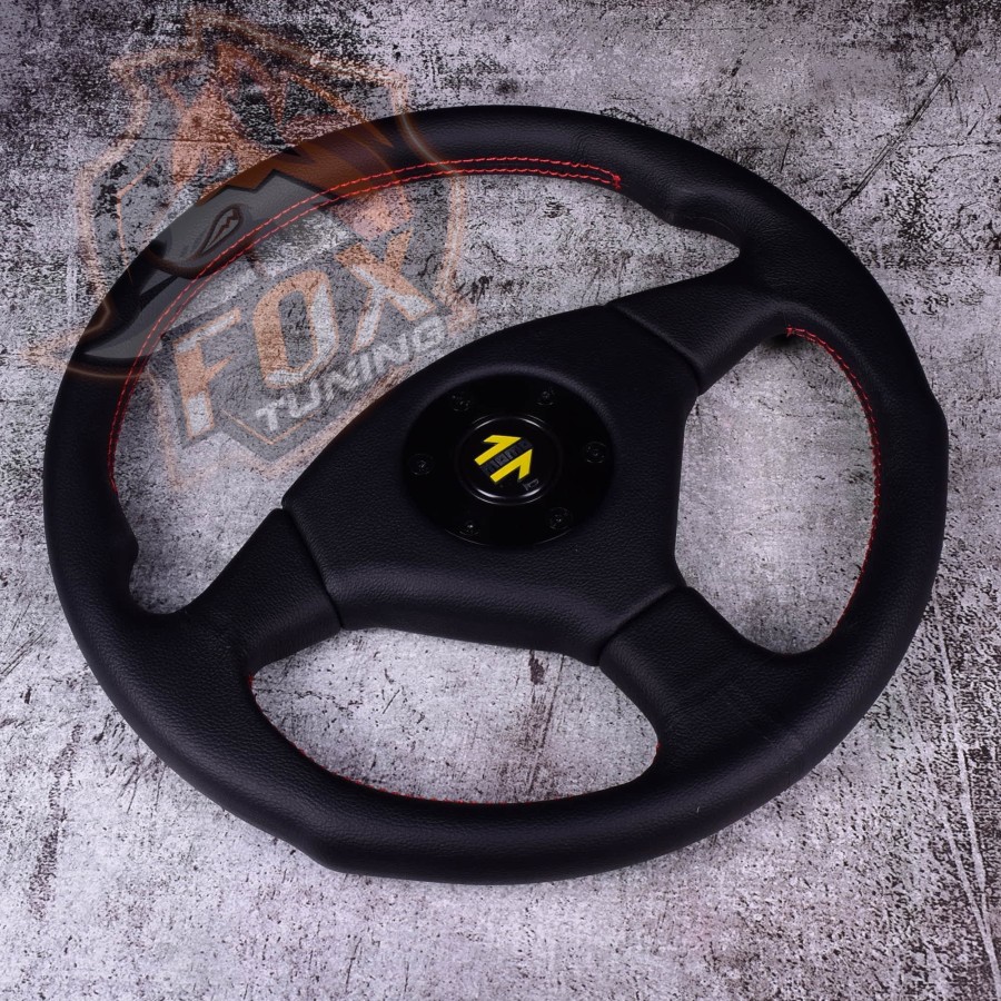 Спортивне кермо Momo EVO без вильоту (шкіра) Спортивне кермо Momo EVO без вильоту (шкіра)