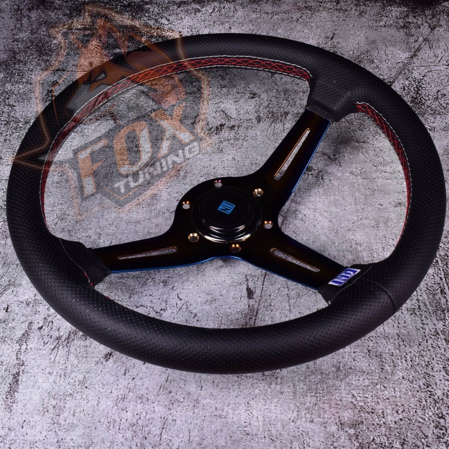 Спортивный руль Nardi с вылетом 70 mm (перфорированная кожа) gold/neochrom Спортивный руль Nardi с вылетом 70 mm (перфорированная кожа) gold/neochrom