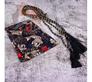 Чохол на КПП із зав'язкою в Japanese Style (Black Fish)