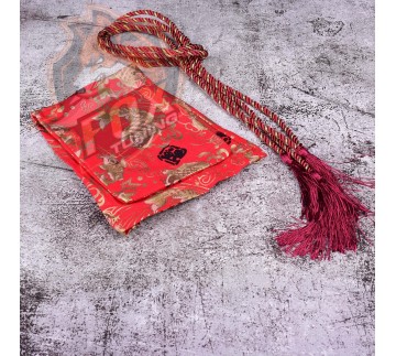 Чехол на КПП с завязкой в Japanese Style (Red Fish)