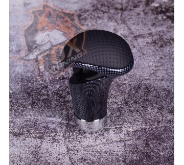 Універсальна ручка кпп  FT шкіра перфорована/карбон