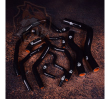 Силиконовые патрубки системы охлаждения FoxTuning для Honda Civic 8 R18