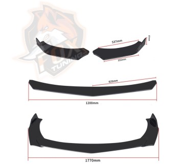 Универсальный пластиковый сплиттер/губа FT (Type С) Black