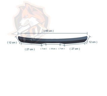 Универсальный пластиковый спойлер FT(Type C)