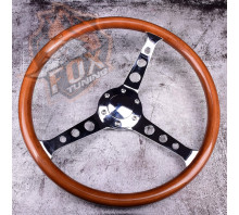 Універсальне кермо FT з вильотом 55 mm Silver (дерево)