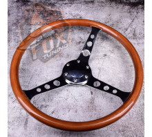 Універсальне кермо FT з вильотом 55 mm Silver (дерево)