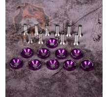 Комплект кольорових шайб і болтів M6